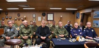 Παρουσία ΥΕΘΑ Ν. Δένδια στην άσκηση «ΚΑΤΑΙΓΙΣ 24»