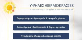 Πολύ υψηλές θερμοκρασίες έως και την Παρασκευή 14-6-2024