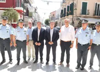 Μ. Χρυσοχοΐδης από τη Ζάκυνθο «Είμαστε εδώ για να υπηρετήσουμε την ασφάλεια»