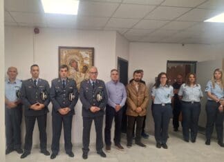 Αγιασμός του αστυνομικού και πολιτικού προσωπικού των Υπηρεσιών της Δ/νσης Αστυνομίας Γρεβενών