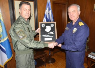Επίσκεψη Αρχηγού Τακτικής Αεροπορίας στο Συγκρότημα του Αρχηγείου Στόλου