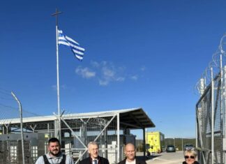 Επίσκεψη του Γενικού Γραμματέα Υποδοχής Αιτούντων Άσυλο, κ. Δημήτρη Γλυμή, στο ΚΥΤ Μαλακάσας την πρώτη ημέρα του νέου έτους