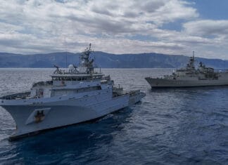 Συνεκπαίδευση Φρεγάτας ΣΠΕΤΣΑΙ με το Πλοίο Γενικής Υποστήριξης SEINE του γαλλικού Πολεμικού Ναυτικού (βίντεο)