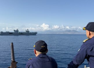 Συνεκπαίδευση Φρεγάτας ΝΙΚΗΦΟΡΟΣ ΦΩΚΑΣ με το Αεροπλανοφόρο PRINCE OF WALES του Βρετανικού Πολεμικού Ναυτικού