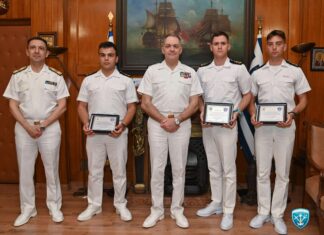 Βράβευση Ναυτικών Δοκίμων από τον Αρχηγό ΓΕΝ