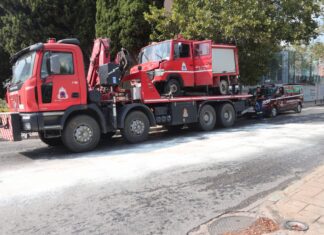 Νέα Χαλκηδόνα: Τροχαίο με πυροσβεστικό όχημα