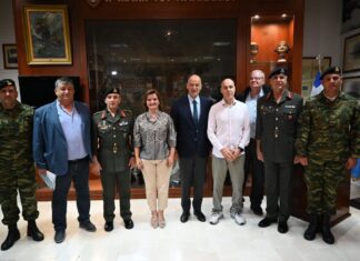 Ο Νίκος Δένδιας στο Στρατιωτικό Μουσείο Καλπακίου