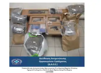 Όπλα, φυσίγγια, πυροκροτητές και πάνω από 27 κιλά κάνναβης εντοπίστηκαν στην Πυλαία Θεσσαλονίκης (βίντεο)