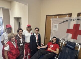 Ο Ε.Ε.Σ. συγκέντρωσε 50 μονάδες αίματος από την εκστρατεία που υλοποίησε στο ακριτικό Καστελλόριζο