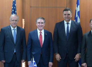 Συνάντηση Βασίλη Κικίλια, με τον Υπουργό Εσωτερικών των Ηνωμένων Πολιτειών