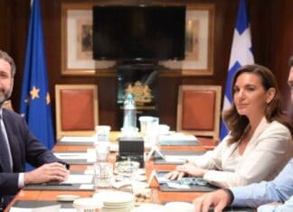 Συνάντηση Βασίλη Κικίλια, Όλγας Κεφαλογιάννη με τον Αναπληρωτή Αντιπρόεδρο Κυβερνητικών Υποθέσεων του Royal Caribbean Group