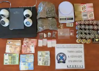 9 συλλήψεις για παράβαση του νόμου περί παιγνίων εντός καταστήματος στο Κορωπί