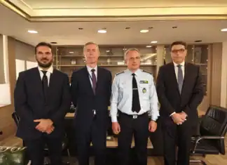 Επίσκεψη αξιωματούχων της Γαλλικής Πρεσβείας στον Γενικό Αστυνομικό Διευθυντή Αττικής