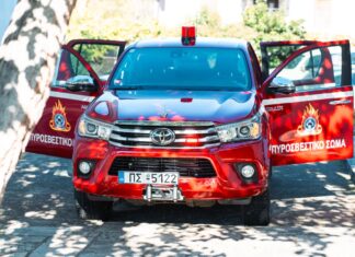 Δωρεά πυροσβεστικού οχήματος από την «ΑΘΗΝΑ – ΚΕΝΤΡΟ ΔΙΑΝΟΗΣΗΣ ΚΑΙ ΦΙΛΟΣΟΦΙΚΩΝ ΕΡΕΥΝΩΝ ΜΟΝ. ΙΚΕ» και τους «ΦΙΛΟΥΣ ΤΟΥ ΚΑΣΤΡΙ»