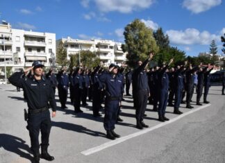 Ορκίστηκαν 53 νέοι δόκιμοι αστυφύλακες στο ΤΔΑ Ρεθύμνου