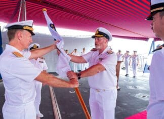 Τελετή Παράδοσης-Παραλαβής της εν πλω Διοίκησης της Ευρωπαϊκής Επιχείρησης «ΑΣΠΙΔΕΣ»