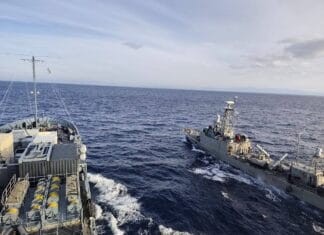 Συνεκπαίδευση Ταχέως Περιπολικού Κατευθυνομένων Βλημάτων ΤΡΟΥΠΑΚΗΣ με τo Πλοίο Γενικής Υποστήριξης ELBE του γερμανικού πολεμικού ναυτικού