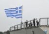 Τελετή ονοματοδοσίας, ύψωσης της ελληνικής σημαίας και ένταξης της νεότευκτης Φρεγάτας «ΚΙΜΩΝ» στο Πολεμικό Ναυτικό