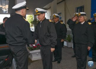 Επίσκεψη Αρχηγού ΓΕΝ στο ΝΝΑ για Ανταλλαγή Ευχών