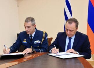 Υπογραφή Προγράμματος Στρατιωτικής Συνεργασίας (ΠΣΣ) Ελλάδας – Αρμενίας