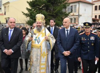 Παρουσία ΥΕΘΑ Νίκου Δένδια στον εορτασμό των Θεοφανείων στη Φλώρινα