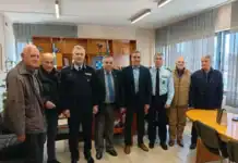 Εθιμοτυπική επίσκεψη του νέου Προεδρείου της Ένωσης Συνταξιούχων Αστυνομίας Πόλεων Πατρών