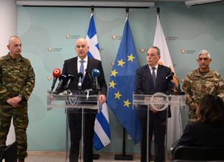 Επίσκεψη ΥΕΘΑ Νίκου Δένδια στην Κύπρο