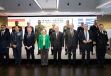 Συνάντηση ΥΦΕΘΑ Θανάση Δαβάκη με την Υφυπουργό Άμυνας της Ισπανίας Amparo Valcarce