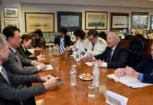 Συνάντηση Στέφανου Γκίκα με τον Πρόεδρο της Κοινοβουλευτικής Επιτροπής Θαλασσίου-Ναυτιλιακού & Αγροτικού Τομέα της Δημοκρατίας της Κορέας, κ. Eoh, Kiy-Ku