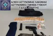 Σύλληψη 39χρονου στο Γύθειο για ληστεία