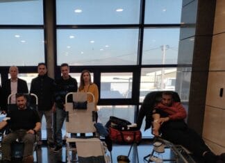 Μεγάλη επιτυχία σημείωσε η αιμοδοσία της Ε.ΑΣ.Υ.Α. στη Δ.Ε.Ε.