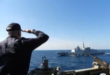 Συνεκπαίδευση Φρεγάτας ΚΟΥΝΤΟΥΡΙΩΤΗΣ και του Υποβρυχίου ΩΚΕΑΝΟΣ με την Φρεγάτα FS PROVENCE του γαλλικού Πολεμικού Ναυτικού