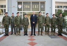 Επίσκεψη Υπουργού Εθνικής Άμυνας Νίκου Δένδια στο 306 ΕΒΤ στις Αχαρνές