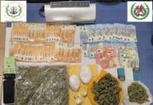 Σύλληψη δυο ατόμων για ναρκωτικά στο Βόλο