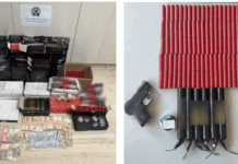 Πλήθος κροτίδων και φωτοβολίδων εντοπίστηκε σε σπίτι στη Σαλαμίνα (video)