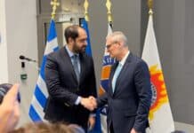 Τελετή παράδοσης – παραλαβής στο Υπουργείο Κλιματικής Κρίσης και Πολιτικής Προστασίας