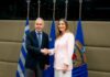 Συνάντηση Θανάση Δαβάκη με την Υφυπουργό παρά τω Πρωθυπουργώ της Πολωνίας και Εκπρόσωπο της Κυβέρνησης για το SAFE Magdalena Sobkowiak – Czarnecka