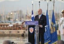 Παρουσία Υπουργού Εθνικής Άμυνας στην τελετή παράδοσης του Υ/Β «ΠΡΩΤΕΥΣ S-113» ως Μουσείου, στο Πάρκο Ναυτικής Παράδοσης