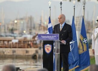 Παρουσία Υπουργού Εθνικής Άμυνας στην τελετή παράδοσης του Υ/Β «ΠΡΩΤΕΥΣ S-113» ως Μουσείου, στο Πάρκο Ναυτικής Παράδοσης