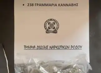 Ρόδος: Το δέμα σε μεταφορική εταιρεία περιείχε κάνναβη (video)