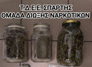 Σύλληψη 25χρονου αλλοδαπού στη Σπάρτη – Στο σπίτι και την αποθήκη του, βρέθηκε κάνναβη