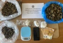 Από αστυνομικούς του Τμήματος Δίωξης Ναρκωτικών Καλαμάτας συνελήφθη 64χρονος για ναρκωτικά