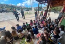 Δικυκλιστές του Τμήματος Τροχαίας Ηρακλείου επισκέφτηκαν το 1ο Νηπιαγωγείο Αρχανών
