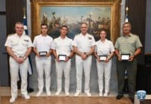Βράβευση Ναυτικών Δοκίμων από τον Αρχηγό ΓΕΝ