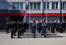 Τελετή ορκωμοσίας αποφοίτων Πυροσβεστών της 91ης εκπαιδευτικής σειράς