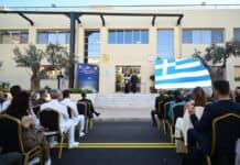 Ο Ν. Δένδιας στην τελετή εγκαινίων του κτιρίου Πληροφορικής – Κυβερνοχώρου, παρουσία του Πρωθυπουργού Κ. Μητσοτάκη