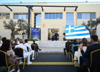 Ο Ν. Δένδιας στην τελετή εγκαινίων του κτιρίου Πληροφορικής – Κυβερνοχώρου, παρουσία του Πρωθυπουργού Κ. Μητσοτάκη