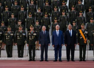 Παρουσία ΥΦΕΘΑ Θανάση Δαβάκη στην τελετή ορκωμοσίας των νέων Ανθυπολοχαγών στη ΣΣΕ