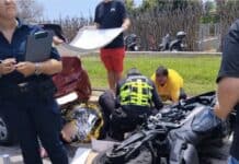 Ελληνικός Ερυθρός Σταυρός: Εθελοντές προσέφεραν Πρώτες Βοήθειες σε θύμα τροχαίου στην Λ. Ποσειδώνος