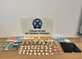 «Μπλόκο» σε 31χρονο dealer στη Μύκονο: Έκρυβε ροζ κοκαΐνη και κάνναβη σε υπαίθριες «καβάτζες» (βίντεο)